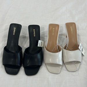 Express- slip on 2 inch shoes